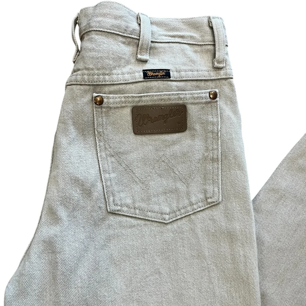 Wrangler Men's 936 tan ranch jeans slacks 31W by 30L